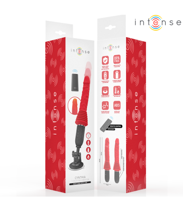 INTENSE CYNTHIA VIBRADOR THRUSTING CONTROL REMOTO CON CALOR