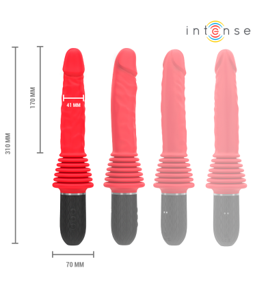 INTENSE CYNTHIA VIBRADOR THRUSTING CONTROL REMOTO CON CALOR