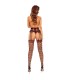 PASSION S031 BLACK FISHNET TIGHTS ONE SIZE