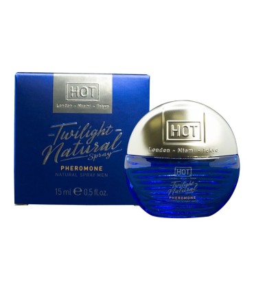 HOT TWILIGHT NATURAL CON FEROMONAS HOMBRE 15 ML