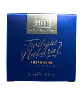 HOT TWILIGHT NATURAL CON FEROMONAS HOMBRE 15 ML