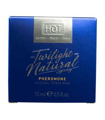 HOT TWILIGHT NATURAL CON FEROMONAS HOMBRE 15 ML