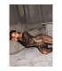 LEG AVENUE 89369 NET LACE JUMPSUIT BLACK ONE SIZE