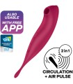 SATISFYER - TWIRLING PRO+ ESTIMULADOR Y VIBRADOR APP VERDE