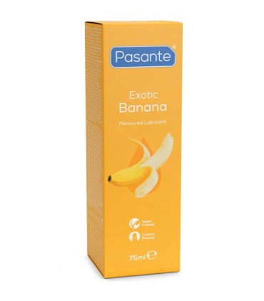PASANTE LUBRICANT WATER BASED BANANA FLAVOURED 75 ML