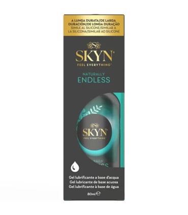 SKYN LUBRICANTE NATURALLY ENDLESS A BASE DE AGUA 80 ML