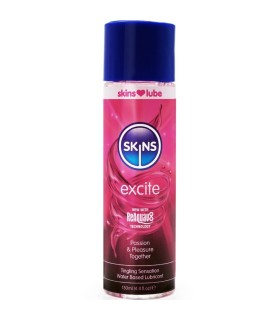 SKINS EXCITE LUBRICANTE BASE DE AGUA 130 ML
