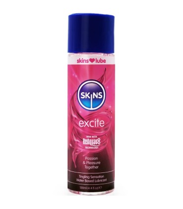 SKINS EXCITE LUBRICANTE BASE DE AGUA 130 ML