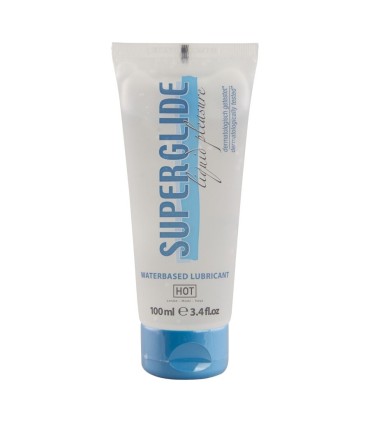 HOT SUPERGLIDE LIQUID PLEASURE LUBRICANTE BASE AGUA 100 ML