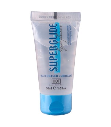HOT SUPERGLIDE LIQUID PLEASURE LUBRICANTE BASE AGUA 30 ML