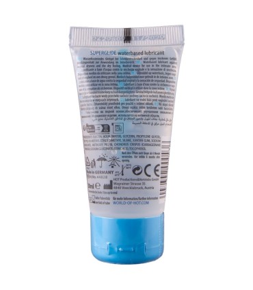 HOT SUPERGLIDE LIQUID PLEASURE LUBRICANTE BASE AGUA 30 ML