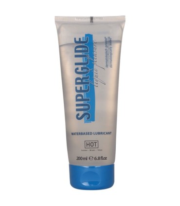 HOT SUPERGLIDE LIQUID PLEASURE LUBRICANTE BASE AGUA 200 ML