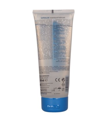 HOT SUPERGLIDE LIQUID PLEASURE LUBRICANTE BASE AGUA 200 ML