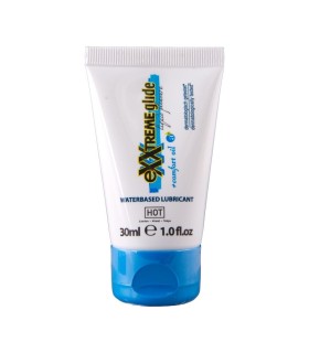 HOT EXXTREME GLIDE LUBRICANTE BASE AGUA ACEITE CONFORT A 30 ML