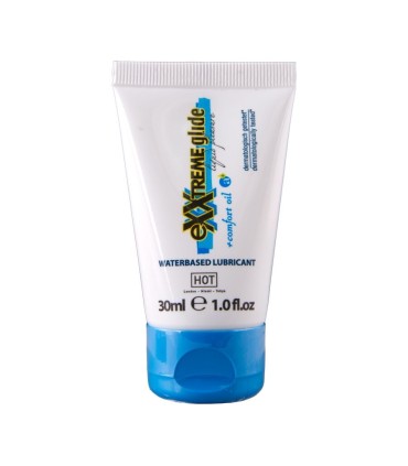 HOT EXXTREME GLIDE LUBRICANTE BASE AGUA ACEITE CONFORT A 30 ML