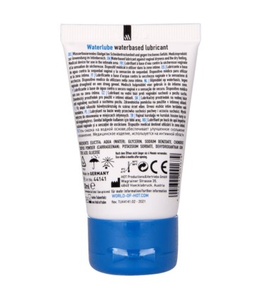 HOT WATER LUBE LUBRICANTE BASE AGUA AGUA DE MANANTIAL 30 ML