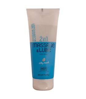 HOT MASSAGE GLIDE GEL 2 EN 1 TACTO SEDOSO 200 ML