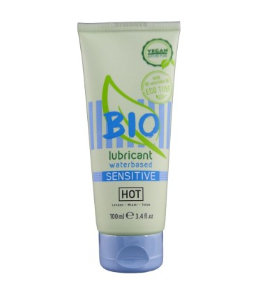 HOT BIO LUBRICANT LUBRICANTE BIO BASE AGUA SENSIBLE 100 ML