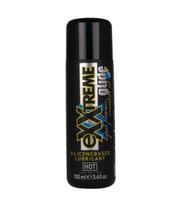 HOT EXXTREME GLIDE LUBRICANTE BASE SILICONA ACEITE CONFORT A 100 ML