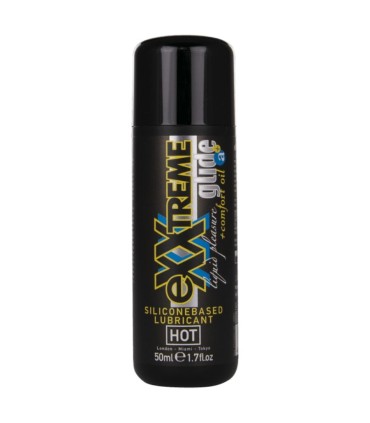 HOT EXXTREME GLIDE LUBRICANTE BASE SILICONA ACEITE CONFORT A 50 ML