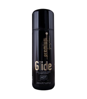 HOT PREMIUM SILICONE GLIDE LUBRICANTE BASE SILICONA 200 ML