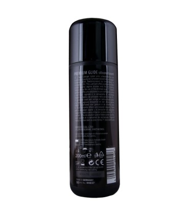 HOT PREMIUM SILICONE GLIDE LUBRICANTE BASE SILICONA 200 ML