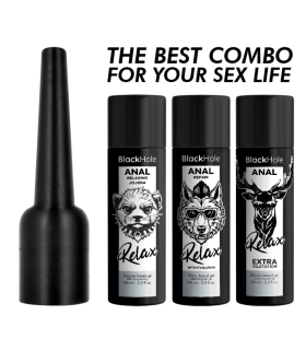 BLACK HOLE ANAL LUBE APPLIER L SIZE 100 ML