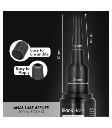BLACK HOLE ANAL LUBE APPLIER L SIZE 100 ML