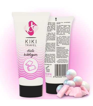 KIKI TRAVEL LUBRICANTE SABOR A CHICLE 50 ML