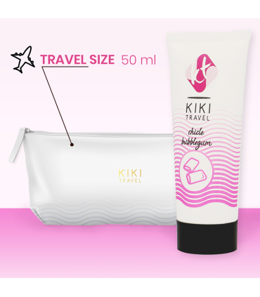KIKI TRAVEL LUBRICANTE SABOR A CHICLE 50 ML