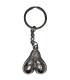 DIABLO PICANTE SILVER EGGS METAL KEYCHAIN