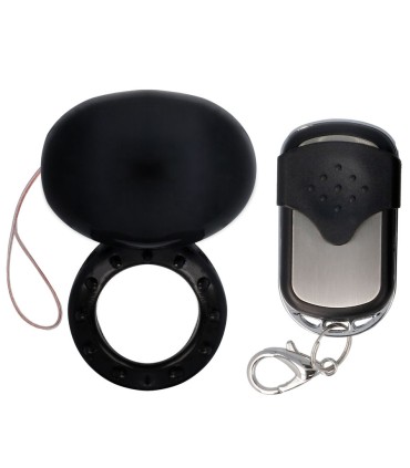 SPIRIT VIBRATING REMOTE CONTROL COCK RING BLACK