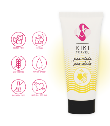 KIKI TRAVEL LUBRICANTE SABOR A PINA COLADA 50 ML