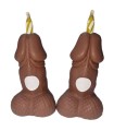 DIABLO PICANTE - PENIS BIRTHDAY NUMBER CANDLES DARK TONE 2 UNITS