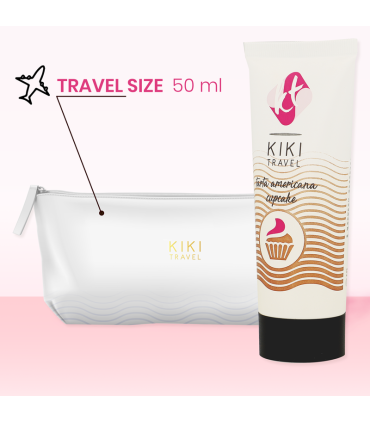KIKI TRAVEL GEL DESLIZANTE SABOR A TARTA AMERICANA CUPCAKE 50 ML