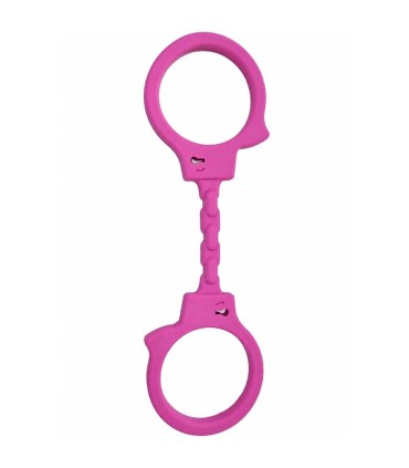 DIABLO PICANTE SILICONE HANDCUFFS FUCHSIA