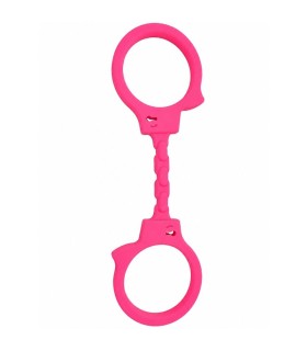 DIABLO PICANTE SILICONE HANDCUFFS PINK