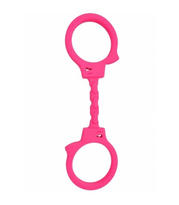 DIABLO PICANTE SILICONE HANDCUFFS PINK