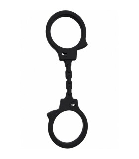 DIABLO PICANTE SILICONE HANDCUFFS BLACK