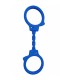 DIABLO PICANTE SILICONE HANDCUFFS BLUE