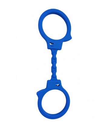 DIABLO PICANTE SILICONE HANDCUFFS BLUE