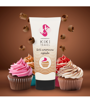 KIKI TRAVEL GEL DESLIZANTE SABOR A TARTA AMERICANA CUPCAKE 50 ML