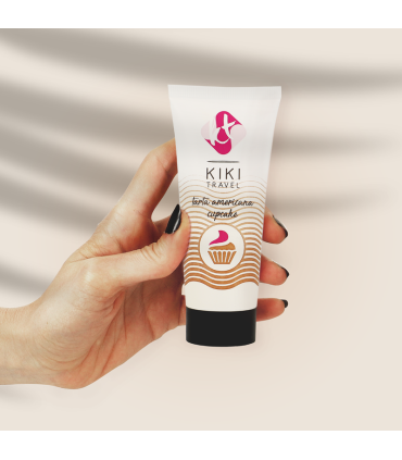 KIKI TRAVEL GEL DESLIZANTE SABOR A TARTA AMERICANA CUPCAKE 50 ML