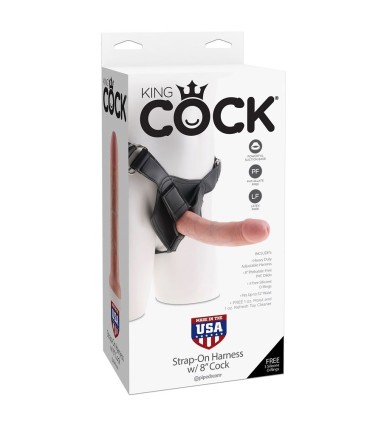 KING COCK HARNESS WITH REALISTIC PENIS 203 CM