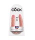 KING COCK U SHAPED MEDIUM DOUBLE TROUBLE FLESH 139 CM