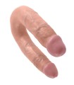 KING COCK - U-SHAPED MEDIUM DOUBLE TROUBLE FLESH 13.9 CM