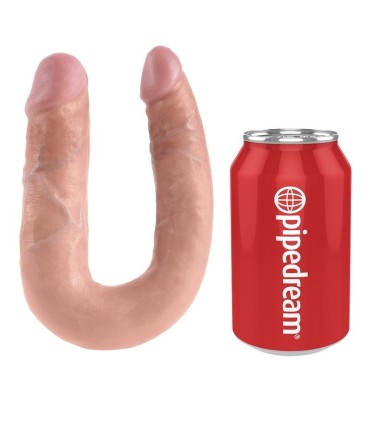 KING COCK U SHAPED MEDIUM DOUBLE TROUBLE FLESH 139 CM