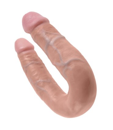 KING COCK U SHAPED MEDIUM DOUBLE TROUBLE FLESH 139 CM