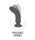 KING COCK 23 CM VIBRATING COCK WITH BALLS FLESH