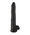 KING COCK - REALISTIC PENIS WITH BALLS 30.5 CM BLACK